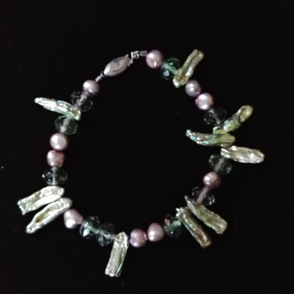 Genuine Biwa Pearl Bracelet